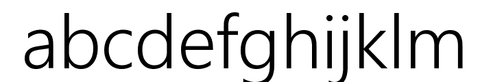 Malgun Gothic Semilight Font LOWERCASE