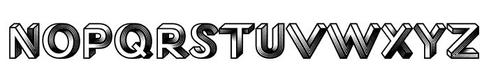 Macula Shaded Font UPPERCASE