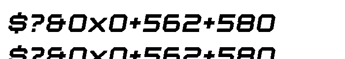 Maetl Black Oblique Font OTHER CHARS