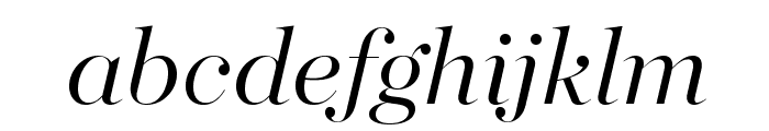 MajestiBanner-LightItalic Font LOWERCASE