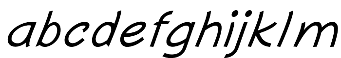 MajorcaItalic Font LOWERCASE