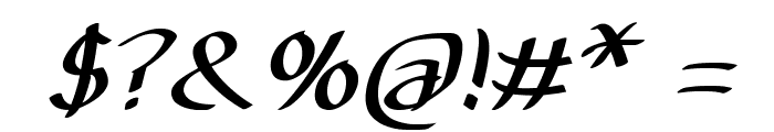 Makita-BoldItalic Font OTHER CHARS