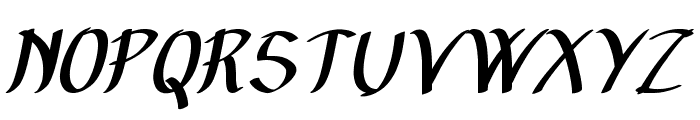 Makita-BoldItalic Font UPPERCASE