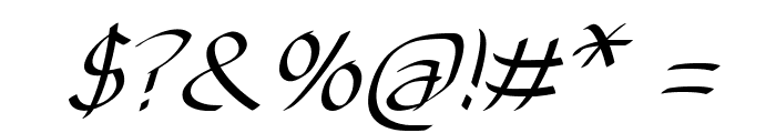 MakitaItalic Font OTHER CHARS