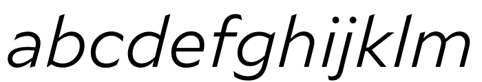 Mallory Standard Light Italic Font LOWERCASE