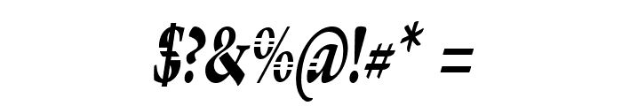 Manasmo-CondensedItalic Font OTHER CHARS