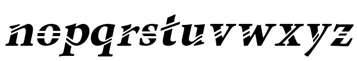 Manasmo-Italic Font LOWERCASE