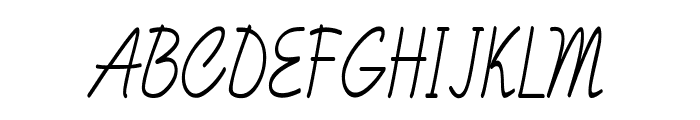 Manchurian-CondensedRegular Font UPPERCASE