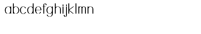 Mankind Regular Font LOWERCASE