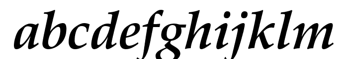 Manuscript Bold Italic Font LOWERCASE