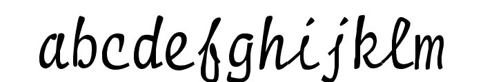 Manuscript Condensed Normal Font LOWERCASE