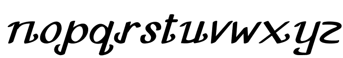 Markette-BoldItalic Font LOWERCASE