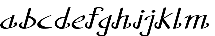 Markette-Italic Font LOWERCASE