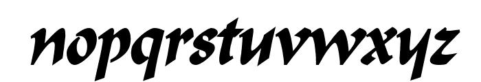 Marlin Condensed BoldItalic Font LOWERCASE