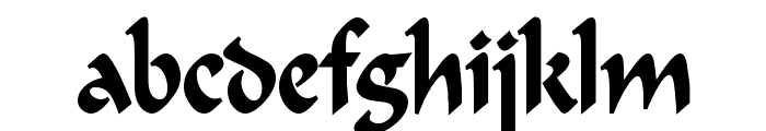 Marlin Condensed Bold Font LOWERCASE