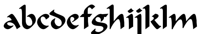 Marlin Normal Font LOWERCASE