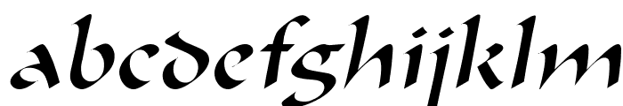 Marlin Thin Italic Font LOWERCASE