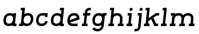 Marmo Regular Italic Font LOWERCASE