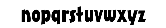 Massey Wide Normal Font LOWERCASE