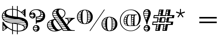 Maurice-Stripes-Regular Font OTHER CHARS