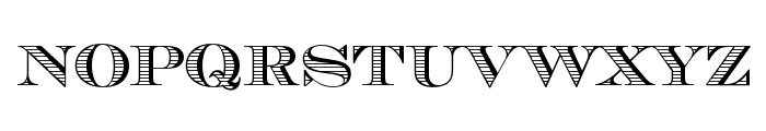Maurice-Stripes-Regular Font UPPERCASE
