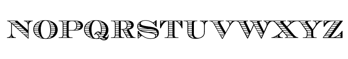 Maurice-Stripes-Regular Font LOWERCASE
