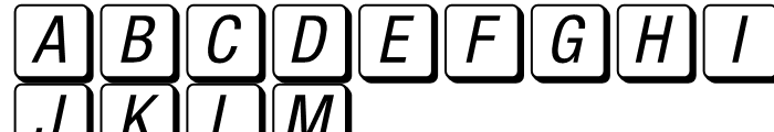 Mac Key Caps Pi Regular Font LOWERCASE