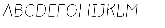Macaroni Sans Light Italic Font UPPERCASE