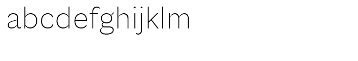 Macklin Sans ExtraLight Font LOWERCASE