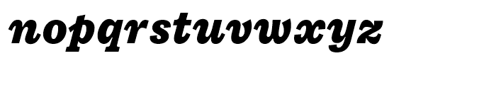 Macklin Slab Black Italic Font LOWERCASE