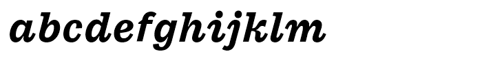 Macklin Slab Bold Italic Font LOWERCASE