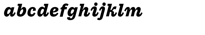 Macklin Slab ExtraBold Italic Font LOWERCASE