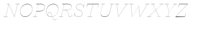 Macklin Slab Hairline Italic Font UPPERCASE