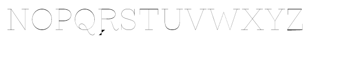 Macklin Slab Hairline Font UPPERCASE