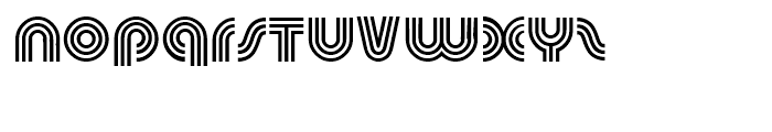 Macrame Super Triline BV Font LOWERCASE