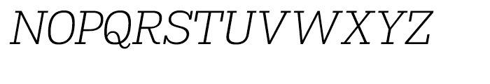 Madawaska Light Italic Font UPPERCASE