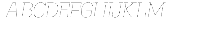 Madawaska Ultra Light Italic SC Font UPPERCASE