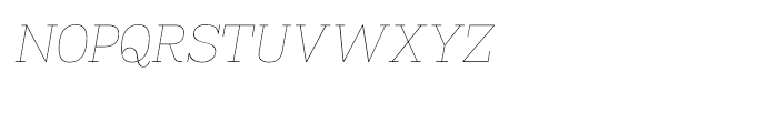 Madawaska Ultra Light Italic SC Font LOWERCASE
