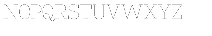 Madawaska Ultra Light Font UPPERCASE