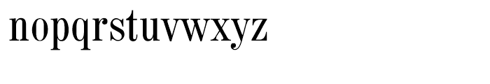 Madison Antiqua Condensed Font LOWERCASE