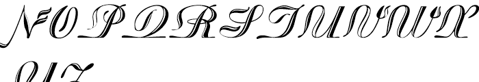 Madisonian Engraved Font UPPERCASE
