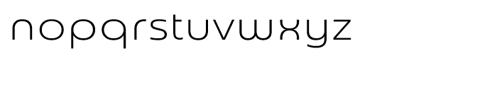 Madurai Ext Light Font LOWERCASE