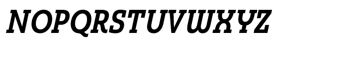 Madurai Slab Condensed Bold Italic Font UPPERCASE