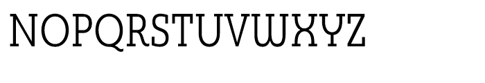 Madurai Slab Condensed Regular Font UPPERCASE