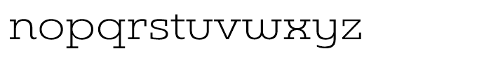 Madurai Slab Expanded Light Font LOWERCASE