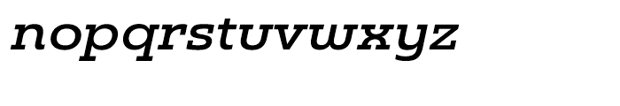Madurai Slab Expanded Medium Italic Font LOWERCASE
