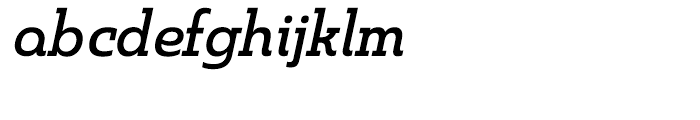 Madurai Slab Normal Medium Italic Font LOWERCASE