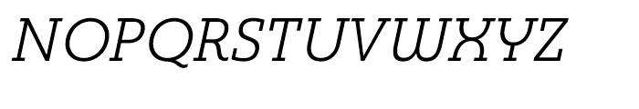 Madurai Slab Normal Regular Italic Font UPPERCASE
