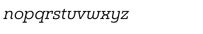 Madurai Slab Normal Regular Italic Font LOWERCASE