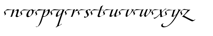 Maestro Extras Bold Font LOWERCASE